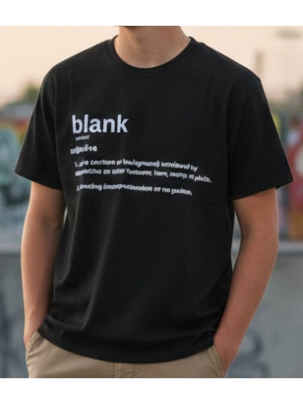 Urban Streetwear Men Teen Black T-shirt Unisex Cotton Short Sleeve size S NWOT